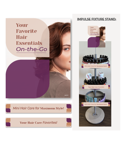 Bubbles Salons customer touchpoints — window graphics, door signage, and entry point communication